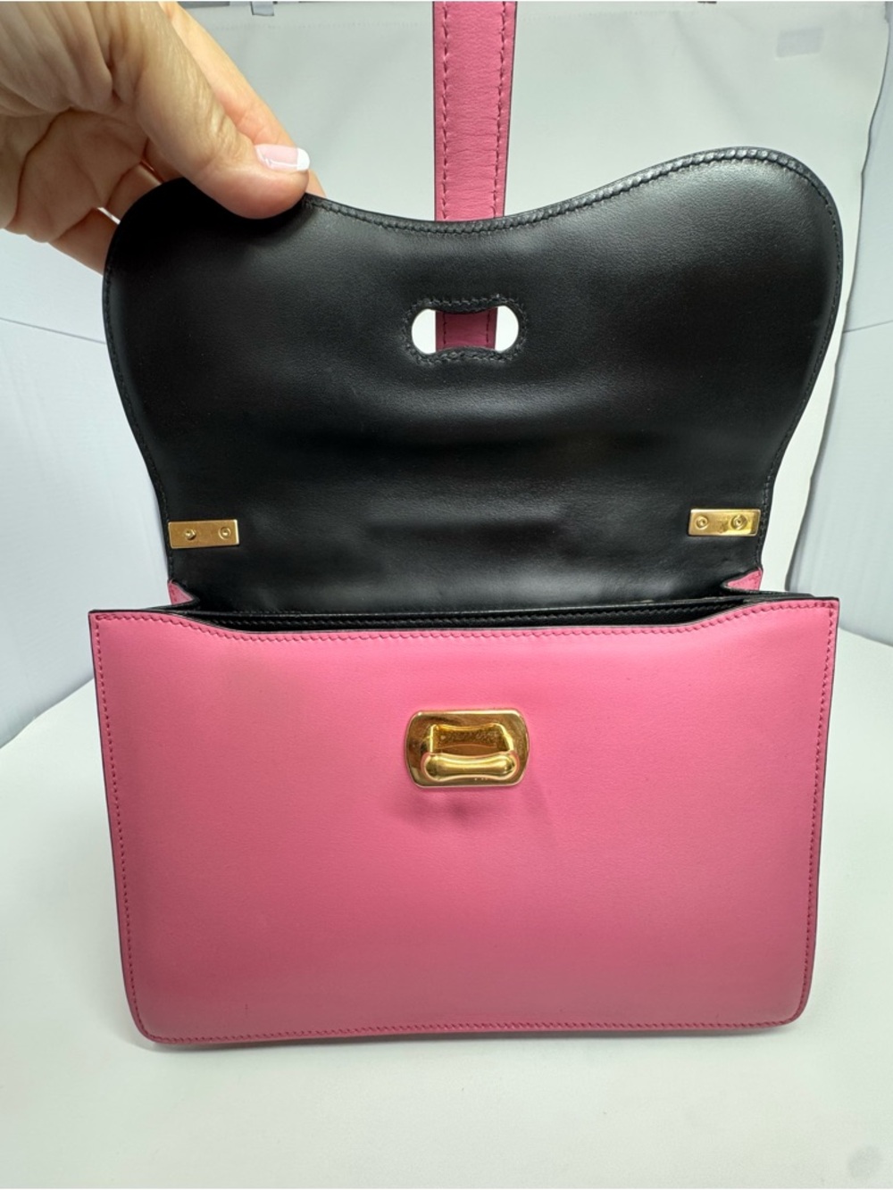 Authentic Prada Belle Calfskin Shoulder/Crossbody Bag - Picture 9 of 11